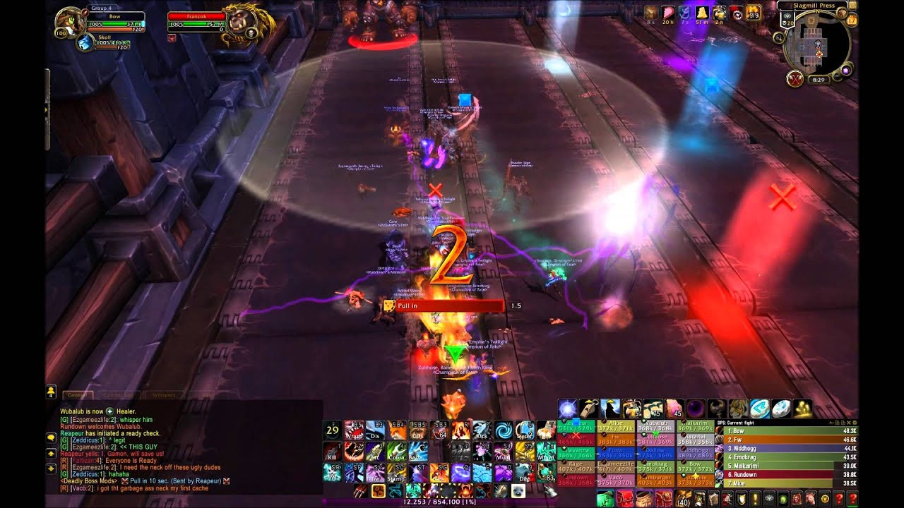 World of Warcraft guild leader RAGE!