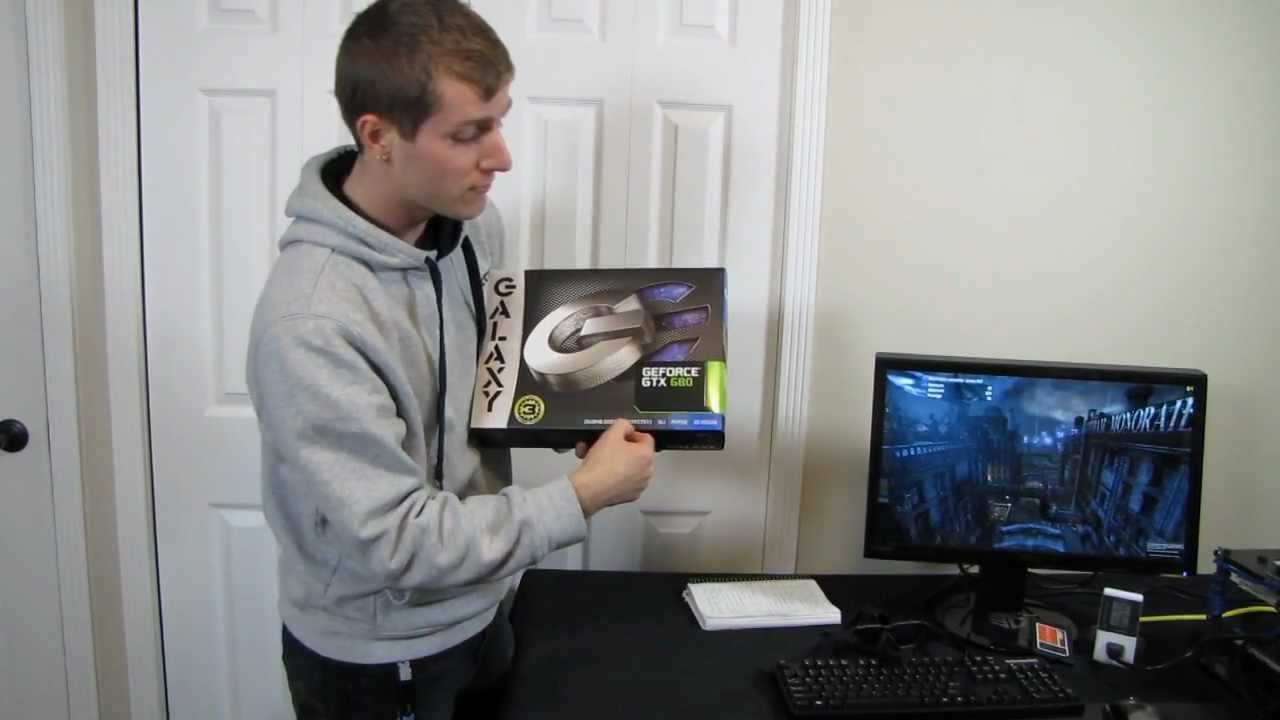 Galaxy NVIDIA GeForce GTX 680 2GB Video Card Unboxing & First Look Linus Tech Tips