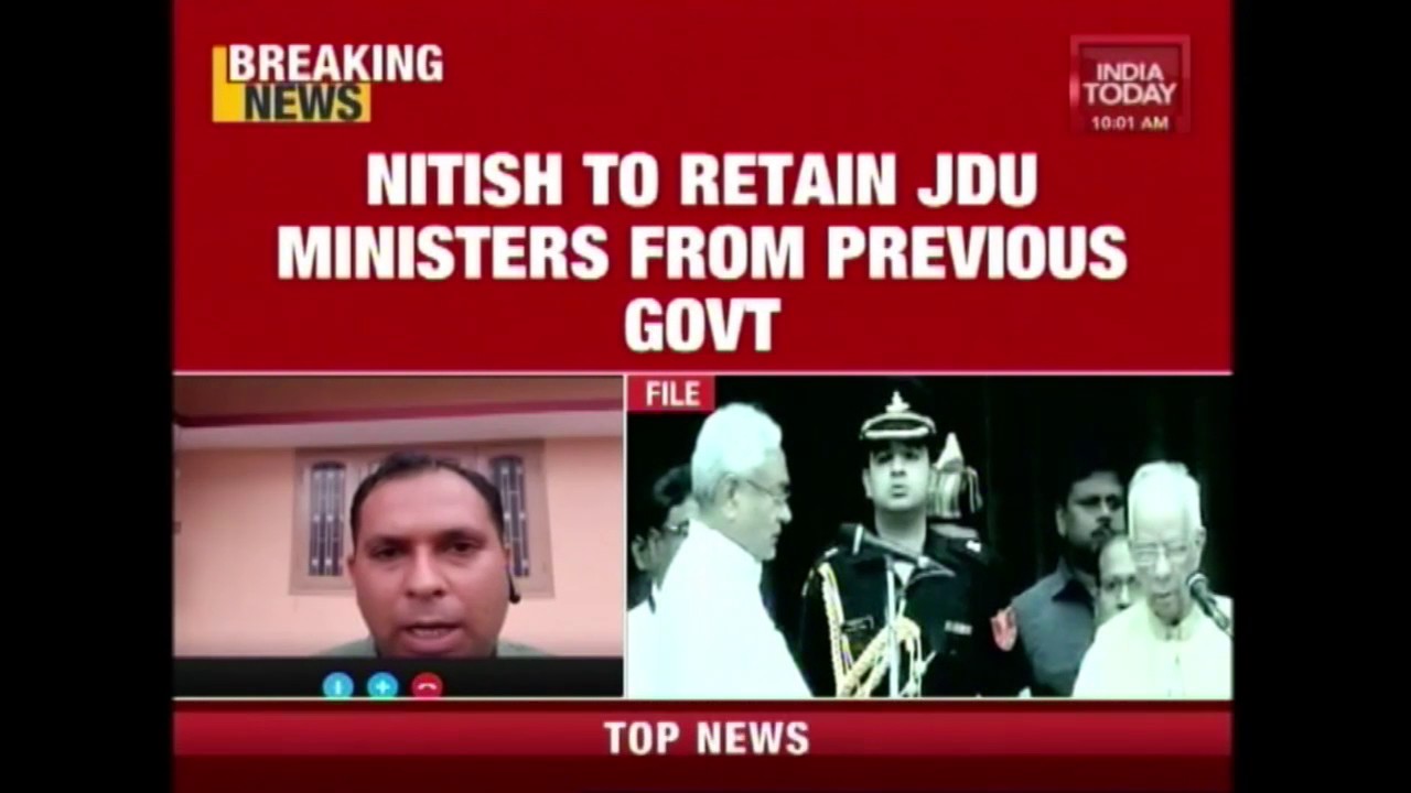Nitish's Cabinet To Take Oath Today