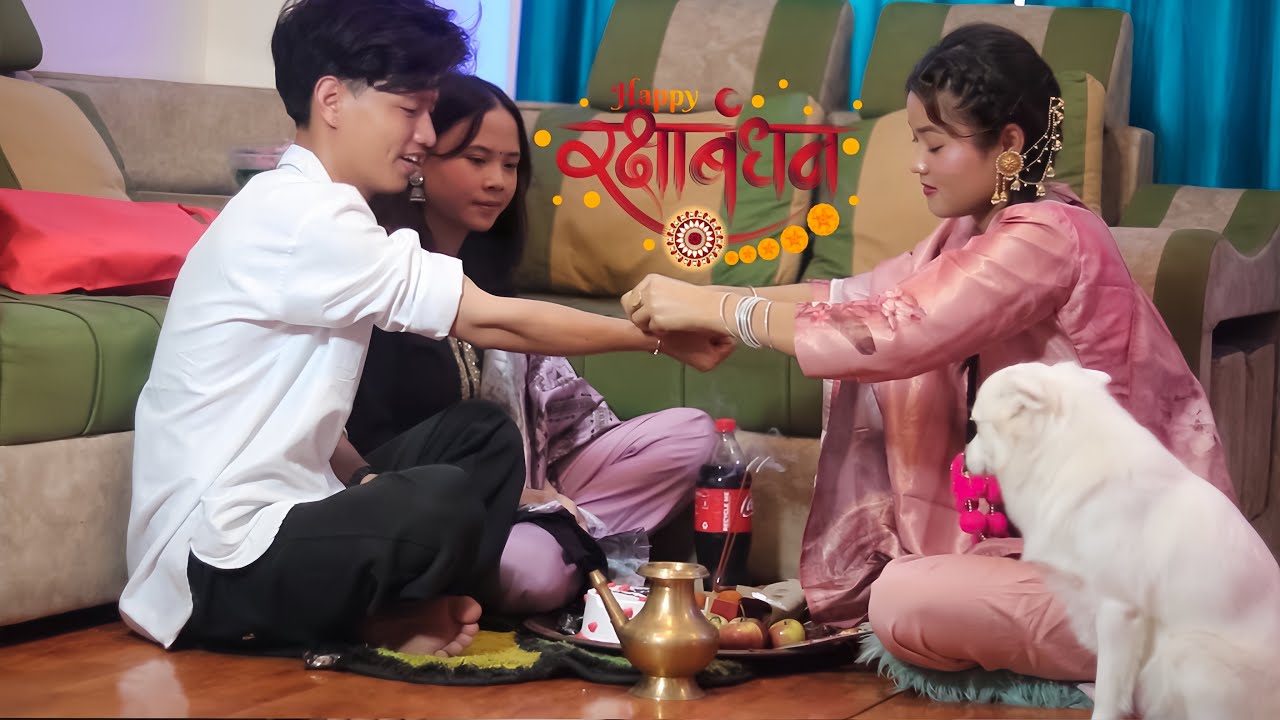 5 Years Paxi Baini Ko Haat Baata Rakhi Lagaudai😍 || Susmi X Milan