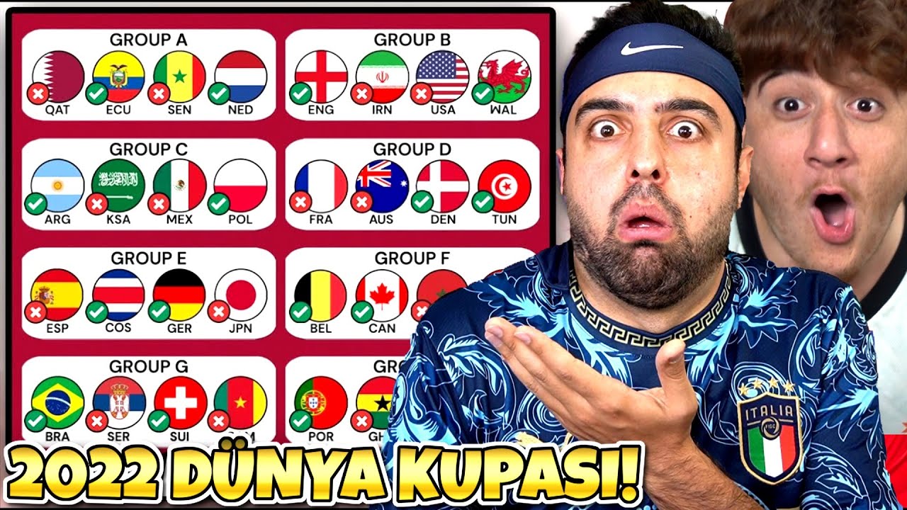 2022 DÜNYA KUPASI NI KİM KAZANIR ? EMJAN TAHMİN OYUNU !
