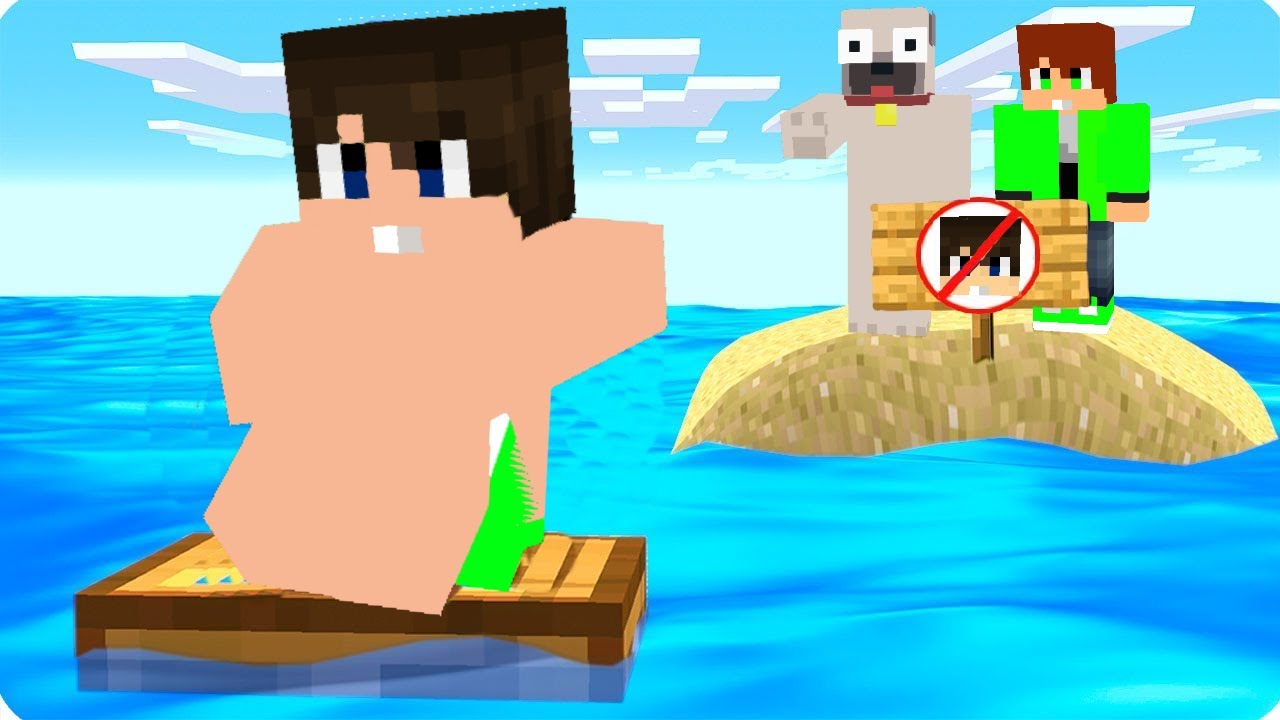 KITILTOTTUK DANIT A SZIGETRŐL A MINECRAFTBAN!