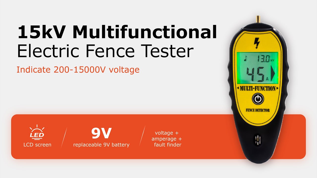 Lydite 15kV Multifunctional Electric Fence Tester | Full Product Introduction & Demo