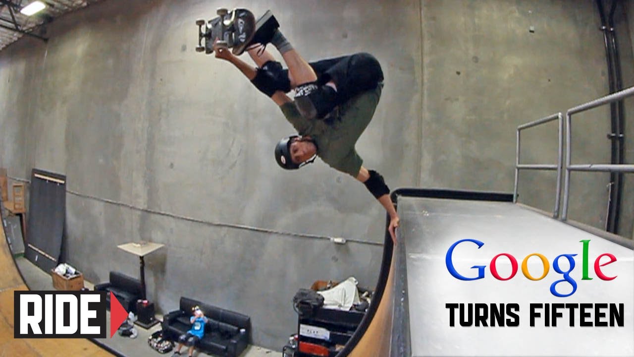 Google Turns 15: Tony Hawk Gives 15 Inverts to Google