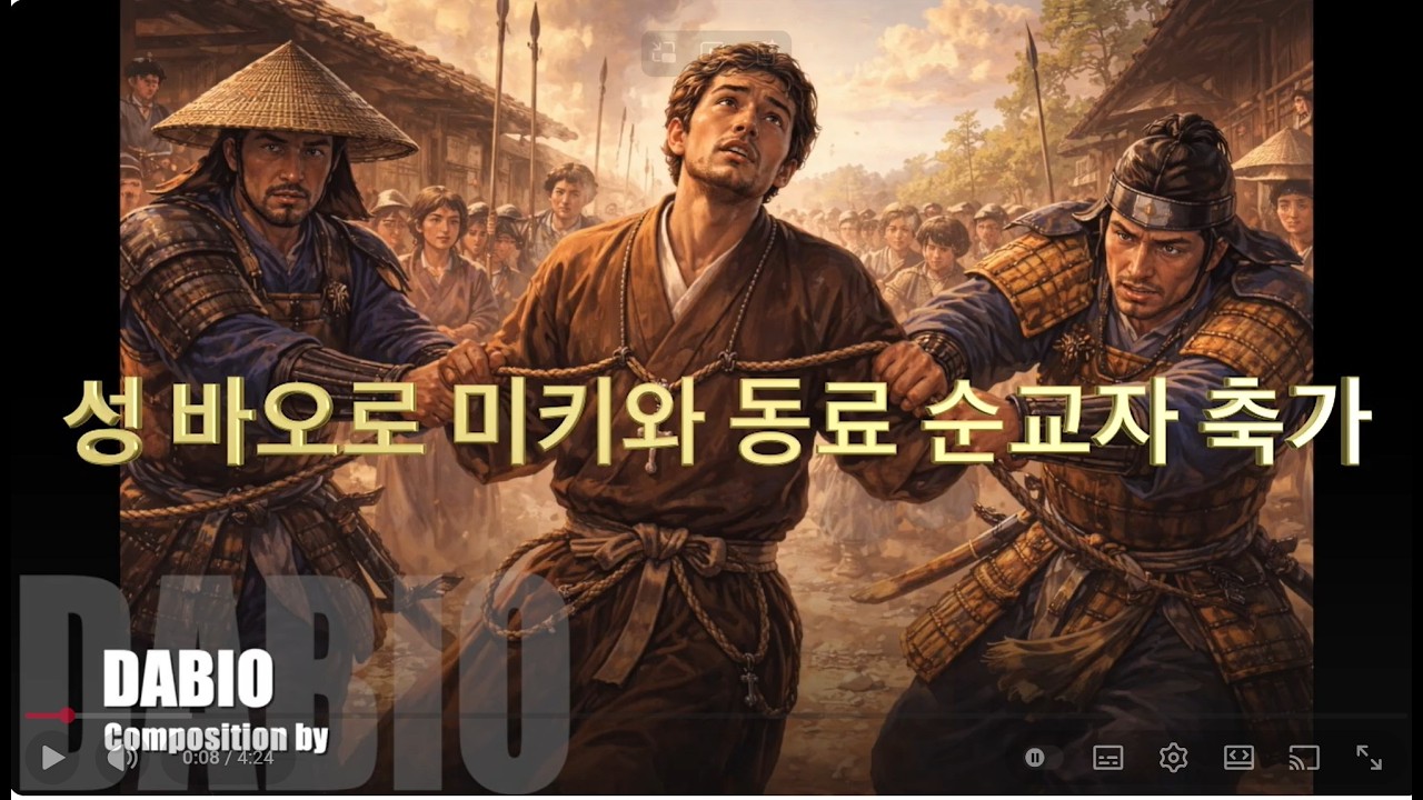 성 바오로 미키와 동료 순교자 축가 -  다비오