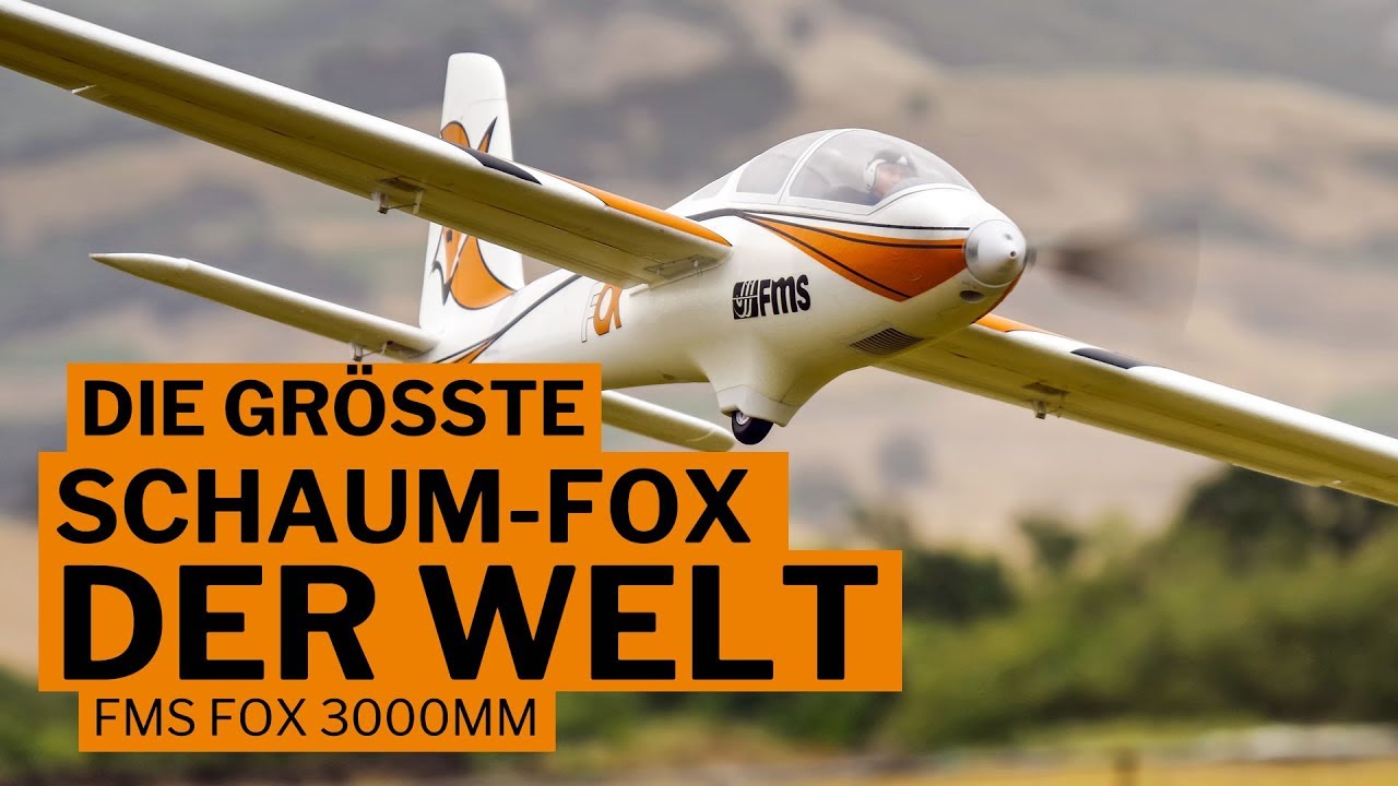 FMS Fox 3000mm PNP | Die wohl größte Schaum-Fox der Welt