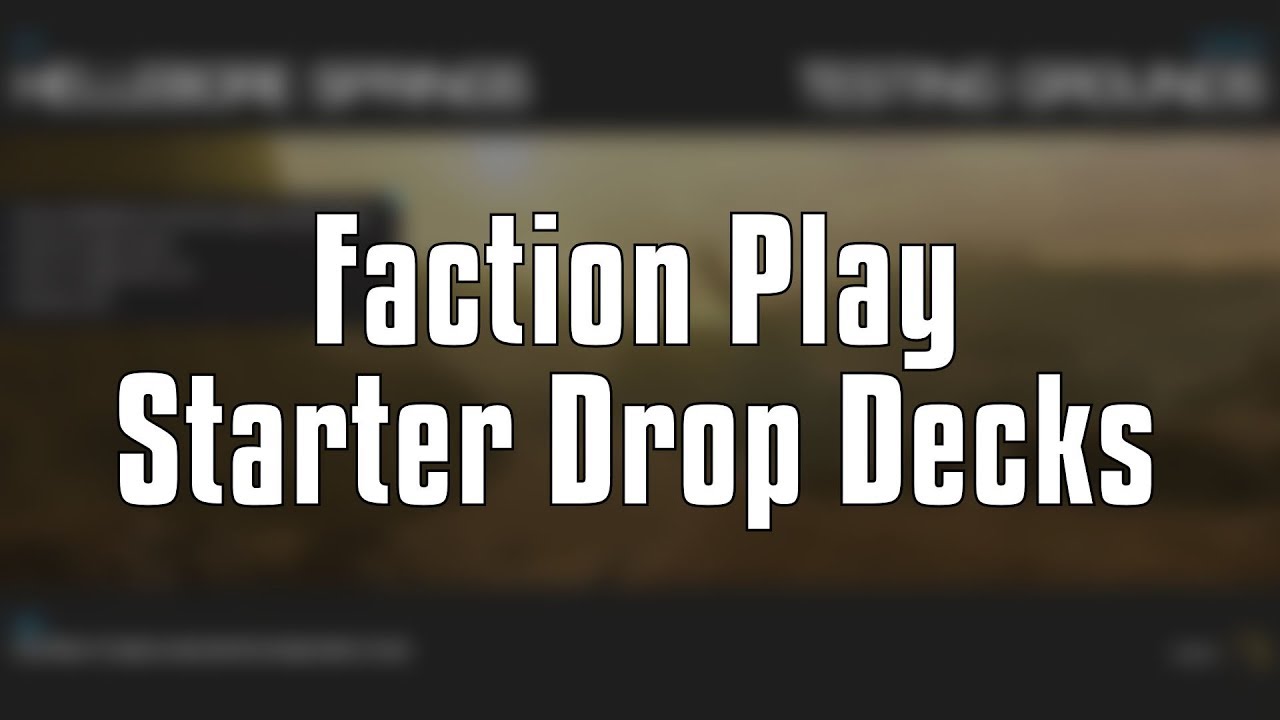 Building a Beginner's Faction Play Deck IS & Clan - MechWarrior Online