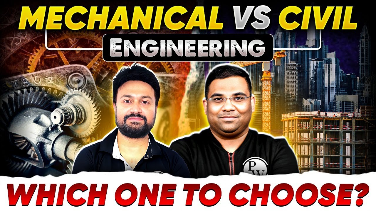Mechanical vs Civil Engineering | Which One to Choose? | GATE 2025 Preparation