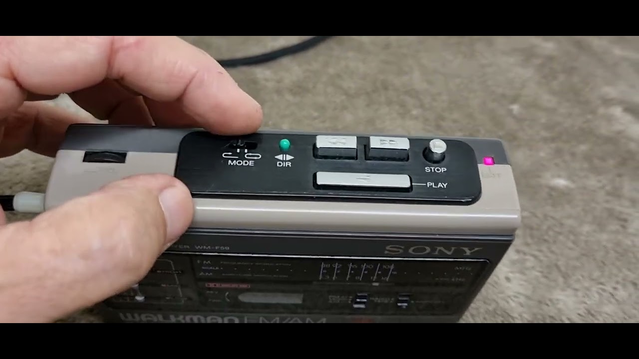 SONY WM F59 DEMO