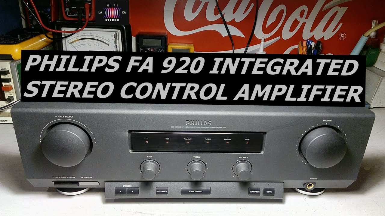 PHILIPS FA 920 Integrated Stereo Control Amplifier Part 1 Repair