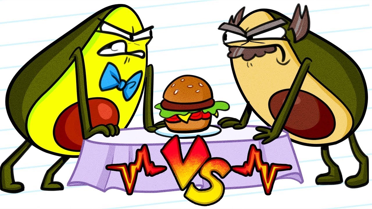Real Life Doodles vs Vegetables