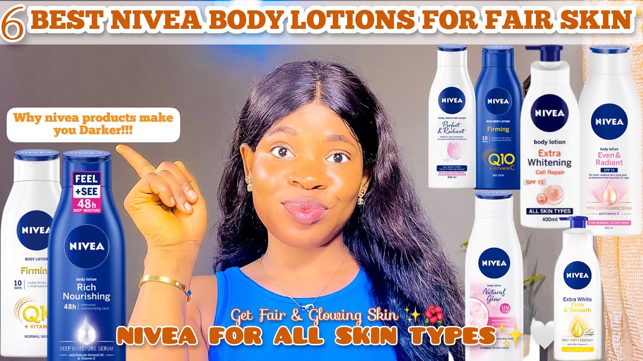 ЛУЧШИЙ ЛОСЬОН ДЛЯ ТЕЛА NIVEA ДЛЯ СВЕТЛОЙ СИЯЮЩЕЙ КОЖИ +Почему лосьоны для тела Nivea делают вас т...