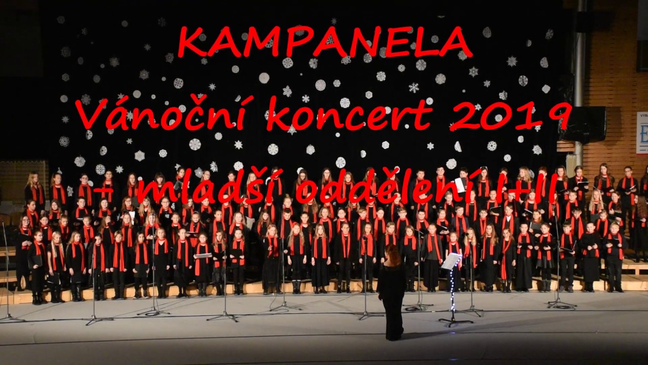 KAMPANELA - Vánoční koncert 2019 - mladší oddělení I+II