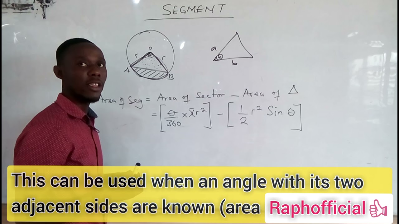 Area of Segment (Mensuration-circle)