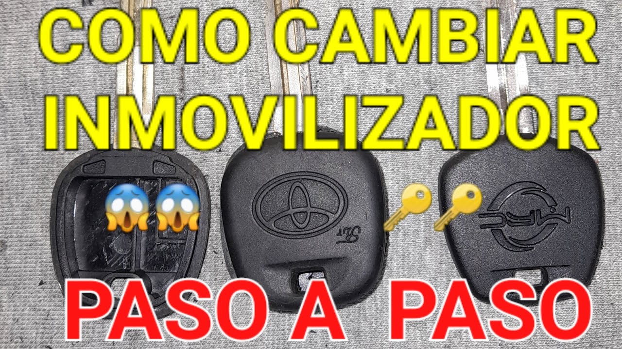 como cambiar chip o ( INMOVILIZADOR) a una llave 🔑 de un #TOYOTA COROLLA 2011