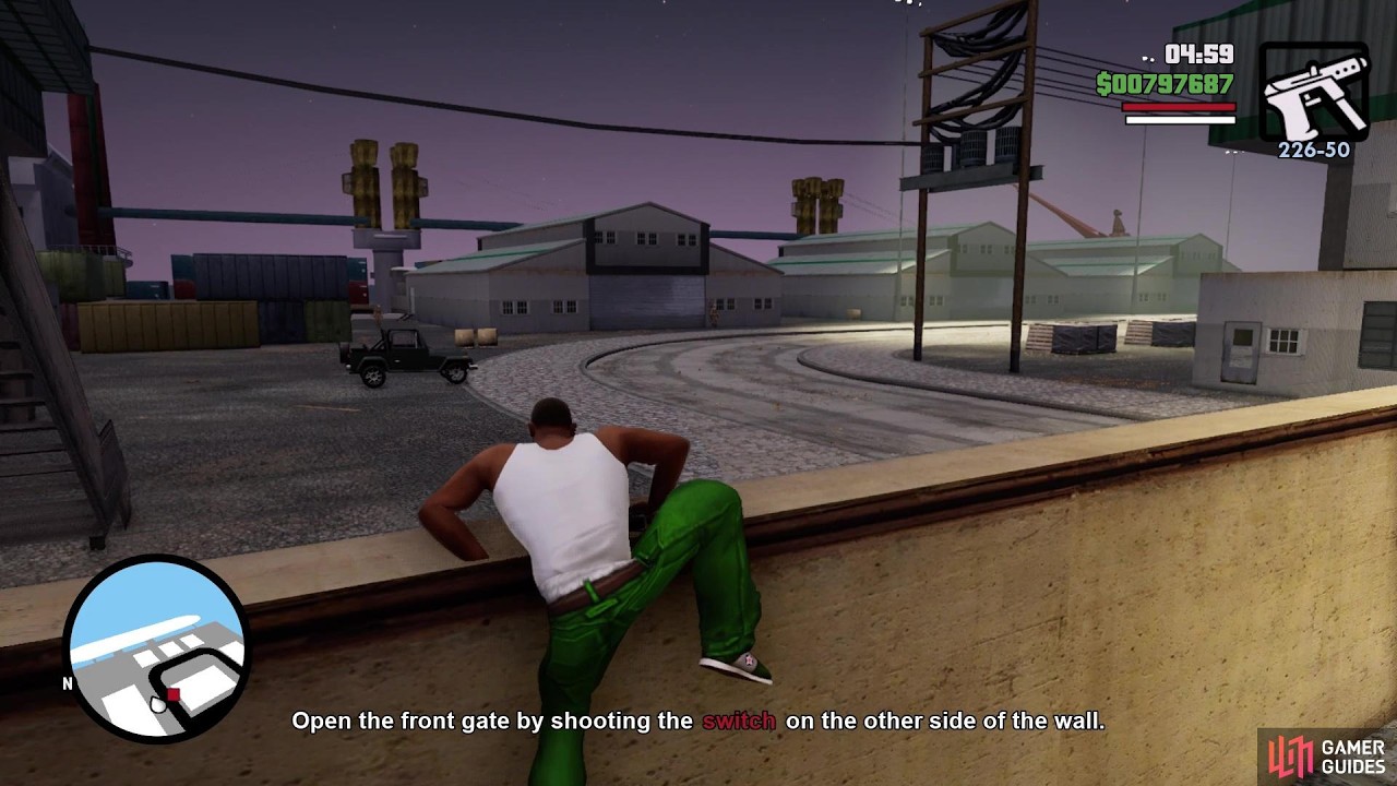 GTA SA MISION #12 (GOLPE A LA BASE MILITAR)