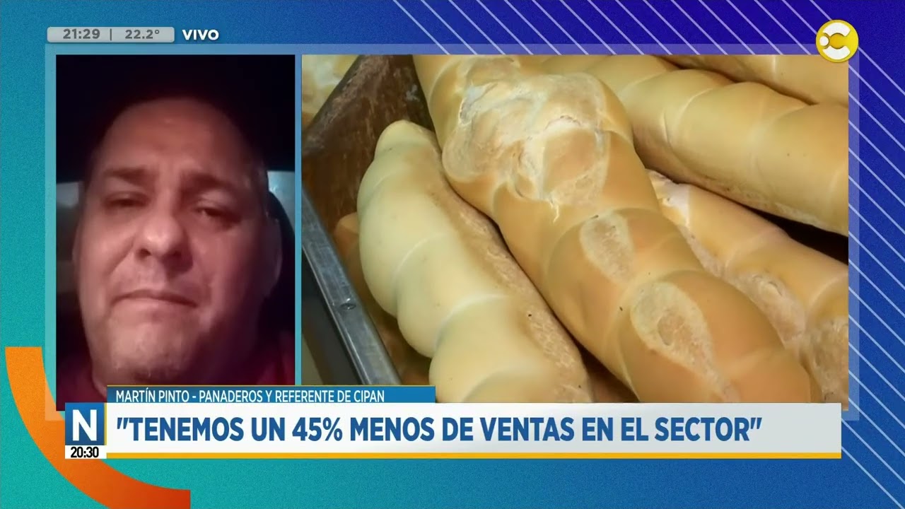 Fuerte caída de ventas en las panaderías, hablamos con Martín Pinto │N20:30│12-03-26