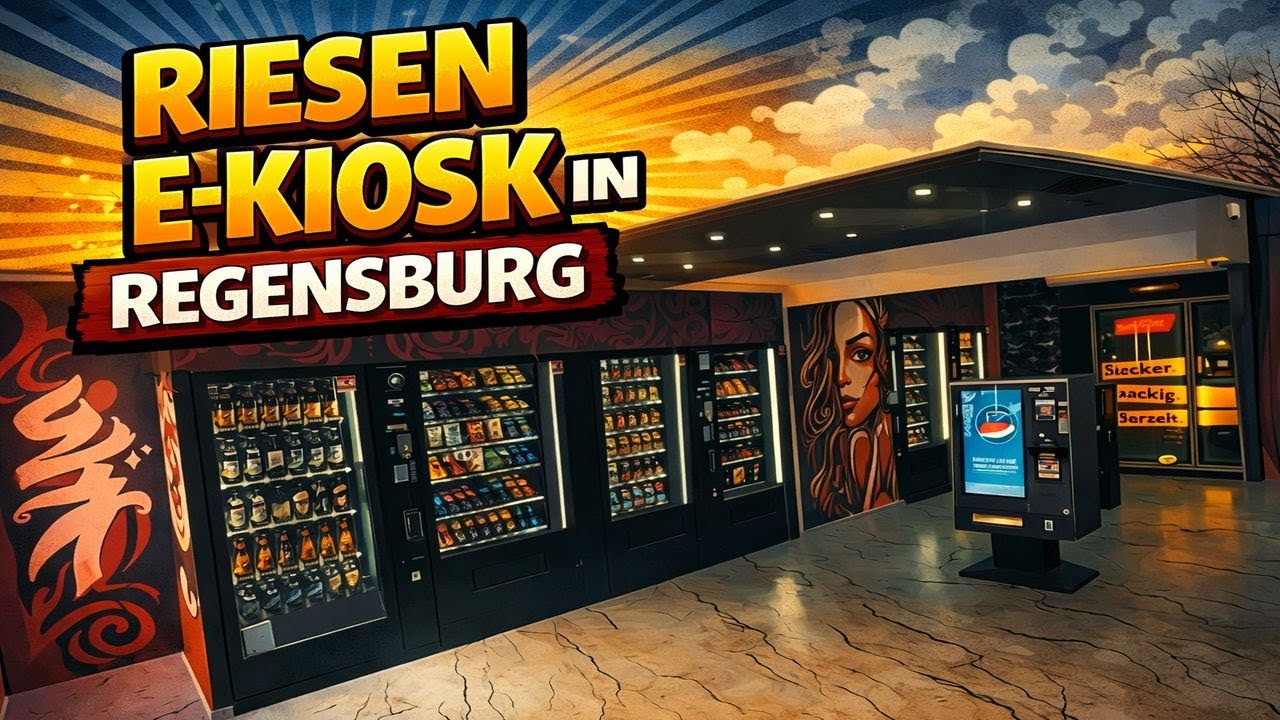 Riesen E-Kiosk - So k&ouml;nnte dein Automaten Kiosk aussehen - Regensburg
