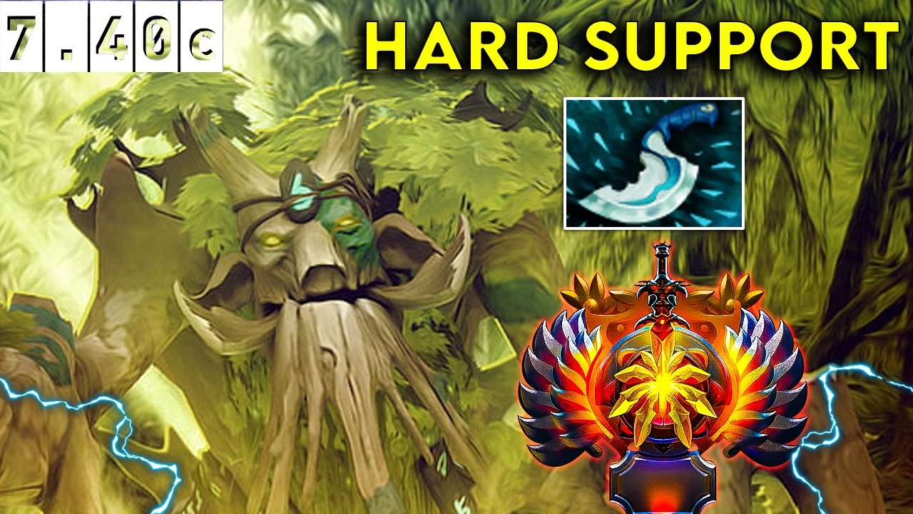 Treant Protector 🌳 Immortal Soft Support - Dota 2 Patch 7.40c Pro Pub Gameplay