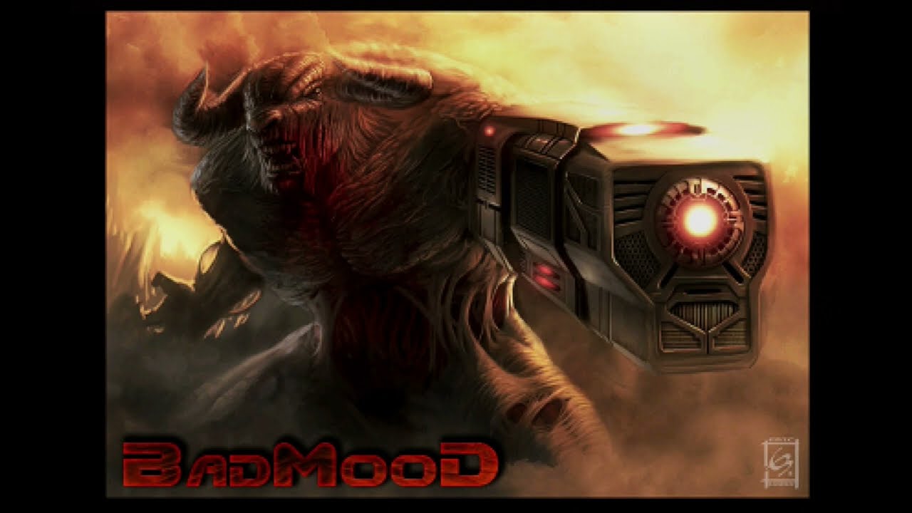 Atari Falcon 030 | BadMooD V1.01u5 (DOOM) | Intro and Hangar Level (Real Hardware)