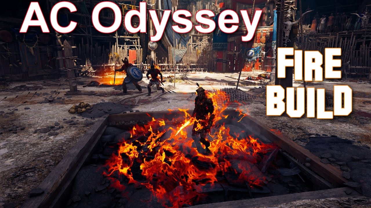 Fire Build - Helios Armor - Prometheus's Sika Sword - AC Odyssey