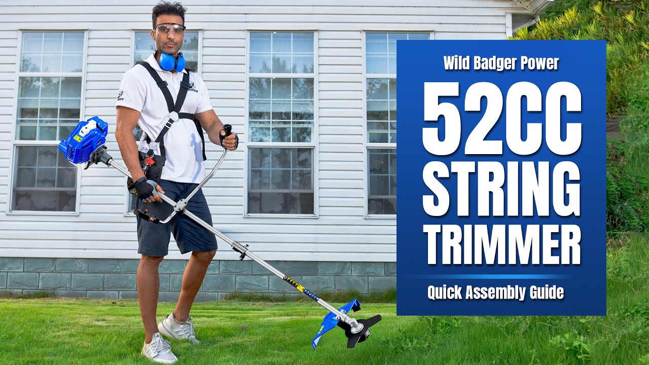 52cc 3-in-1 Weed Wacker Setup (5-Min) | Wild Badger Power