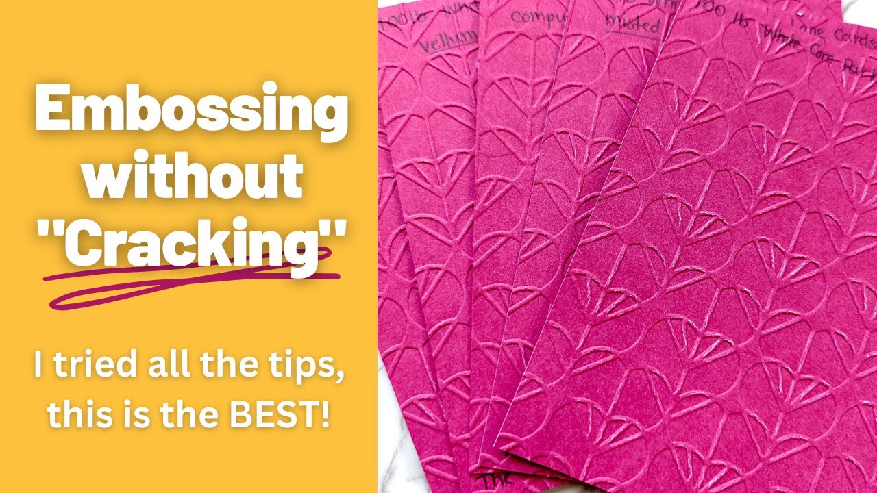 4 Embossing Folders Hacks | Do Any of them Actually Work?