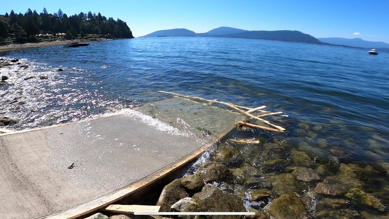 Pumping a boat ramp through 500’ of line before the tide comes in. My most detailed video yet.