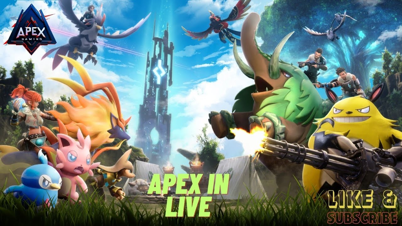 DAY 3 IN PALWORLD WITH APEX #palworld #live #live #livestreamindia
