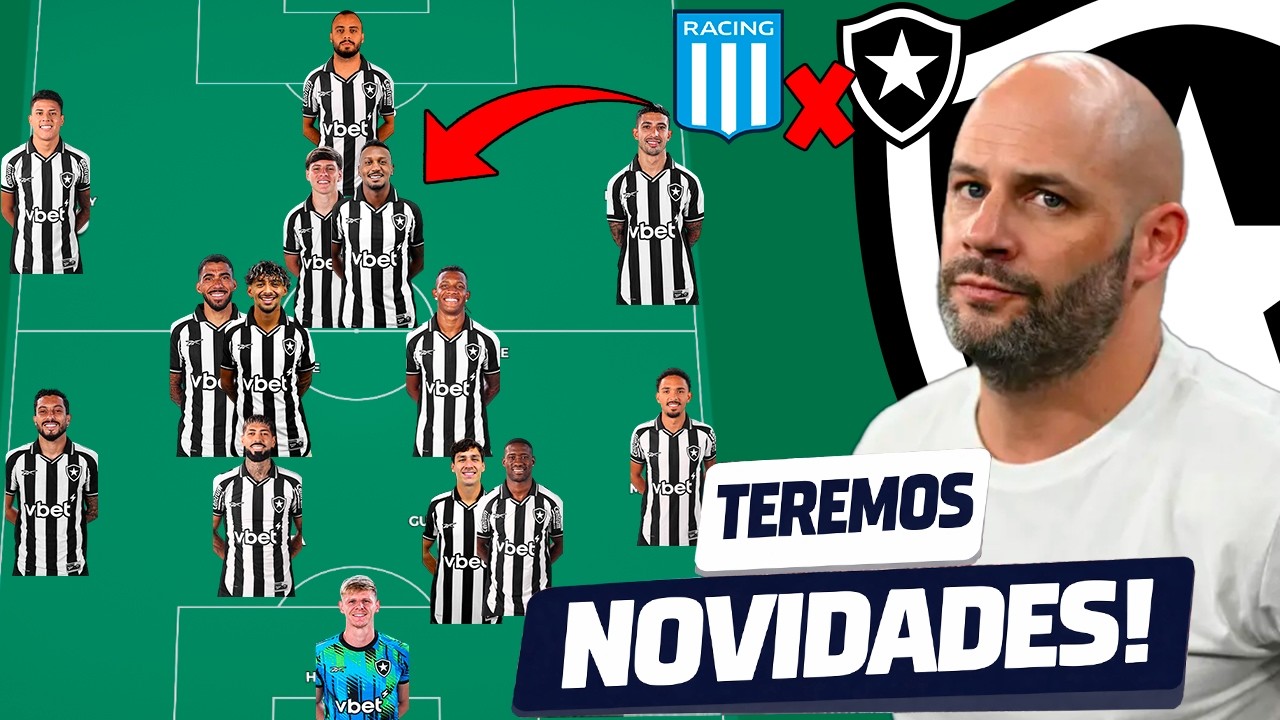 VEJA A ESCALA&Ccedil;&Atilde;O DO BOTAFOGO PRO JOGO CONTRA O RACING! PRE JOGO BOTAFOGO X RACING!