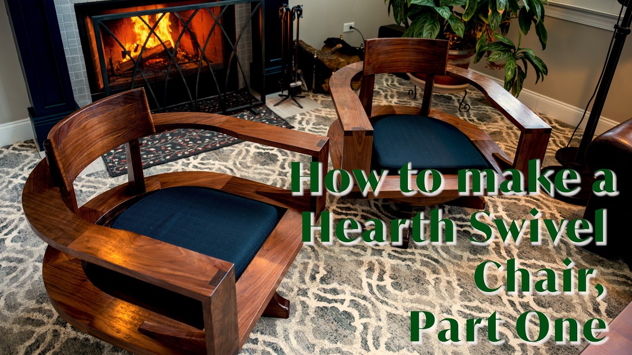 Как сделать вращающееся кресло для камина, часть первая.