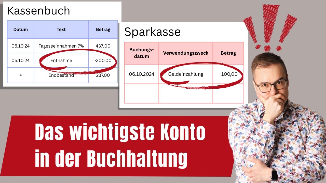 Das wichtigste Konto in der Buchhaltung - Geldtransit buchen (in DATEV Rechnungswesen)