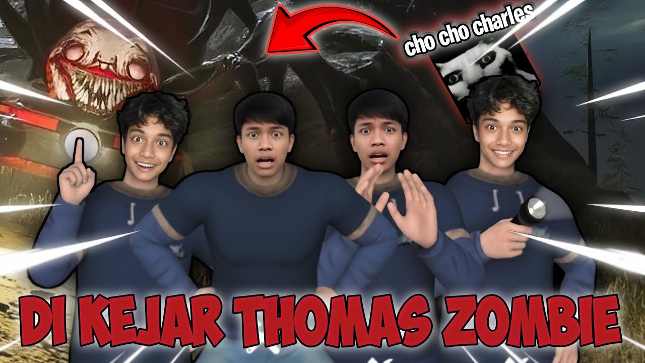 KITA HARUS SELAMAT DARI KEJARAN THOMAS ZOMBIE - choo choo charles 