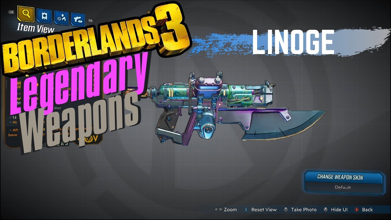 BORDERLANDS 3 | *LINOGE* Legendary Weapons Guide