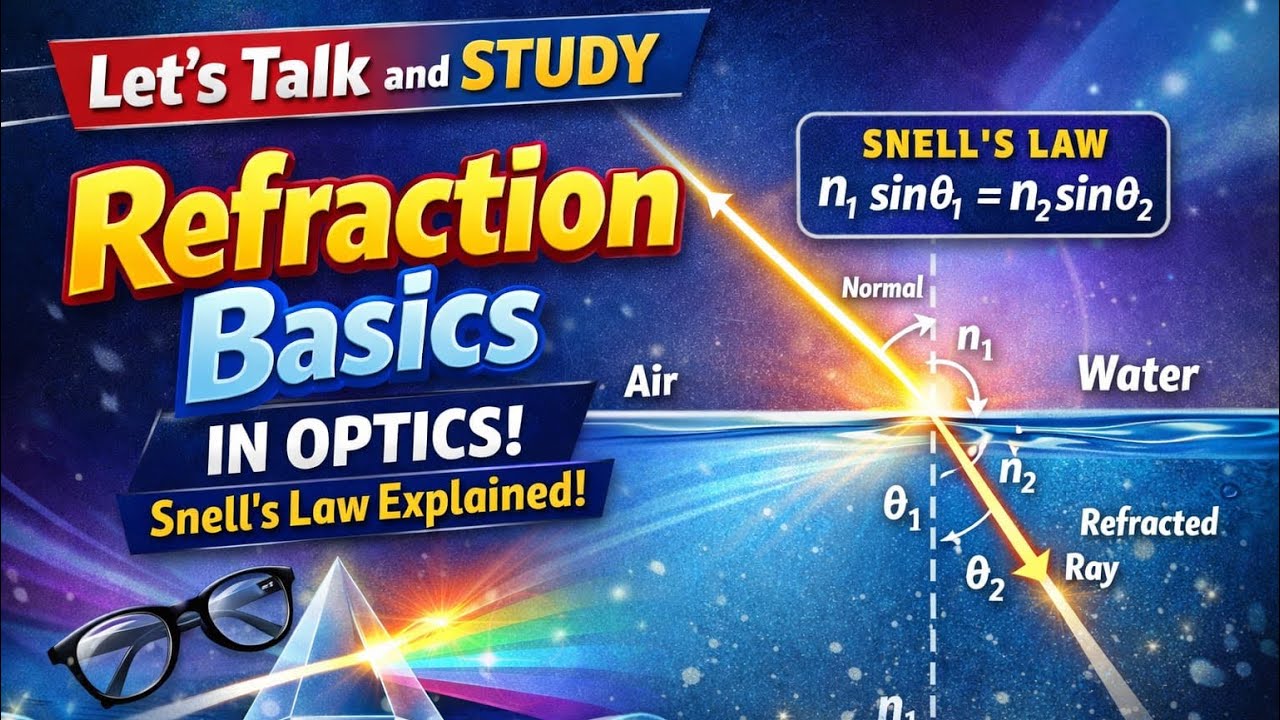 REFRACTION - OPTICS | Class 12th | NEET (UG) 2026 | JEE Main 2026