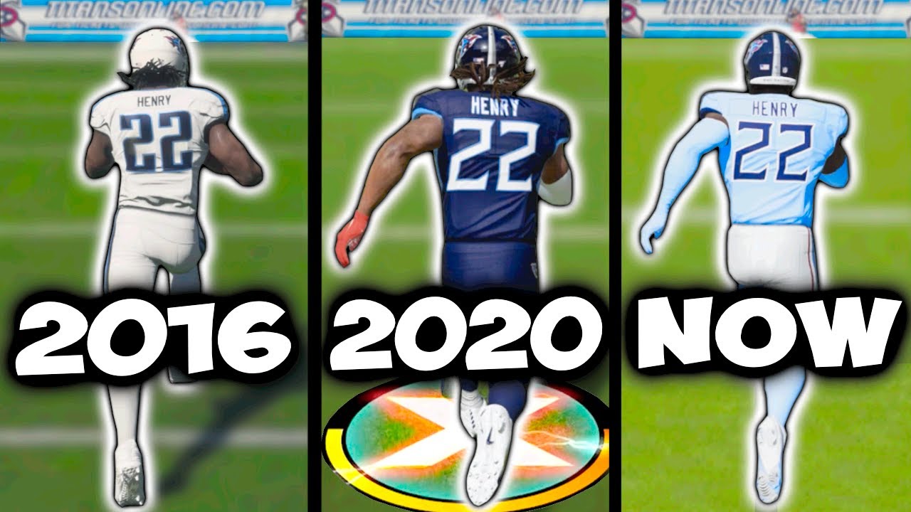 Scoring A Touchdown With Derrick Henry In EVERY MADDEN He Was In!!! (Madden 17 - Madden 23)