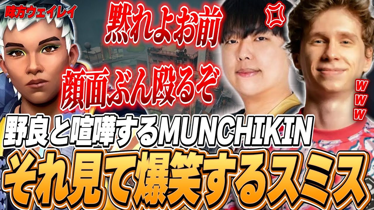 【日本語字幕】野良とバチバチに喧嘩するMUNCHIKINを見て爆笑するスミス【PRX something 切り抜き】