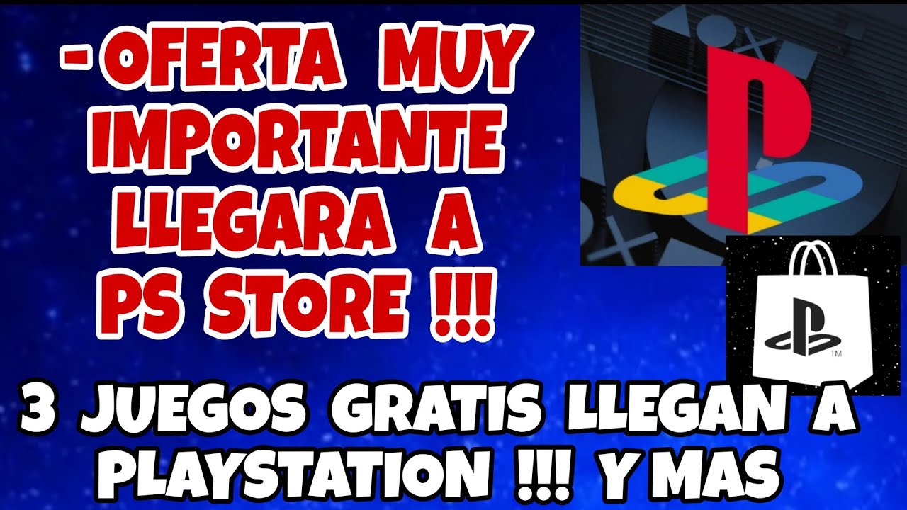 VIENE OFERTA MUY IMPORTANTE A PS STORE !! | 3 JUEGOS GRATIS PS5 PS4 | ACCESORIO DE PS5 MEJORARA 