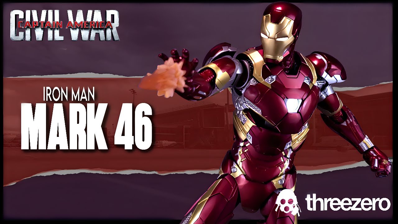 Threezero Infinity Saga Civil War DLX Iron Man Mark 46 