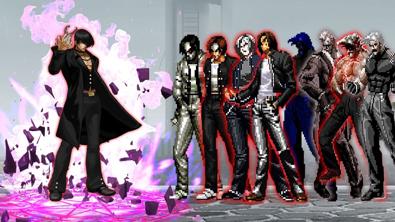 [Mugen KOF] Иори Ягами Фен против Дарк Ругал Соул, команда Кё Кусанаги
