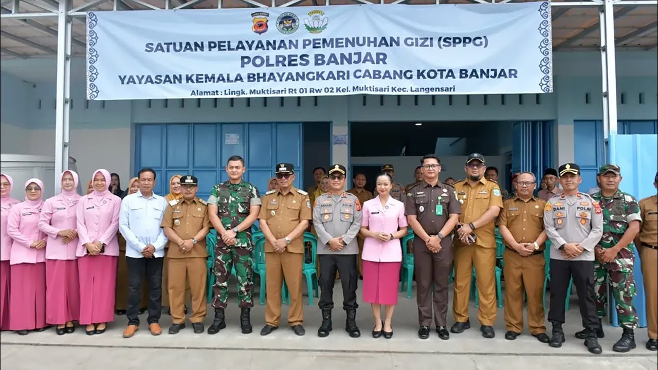 Launching Satuan Pelayanan Pemenuhan Gizi (SPPG) Dapur Makanan Bergizi Gratis (MBG)