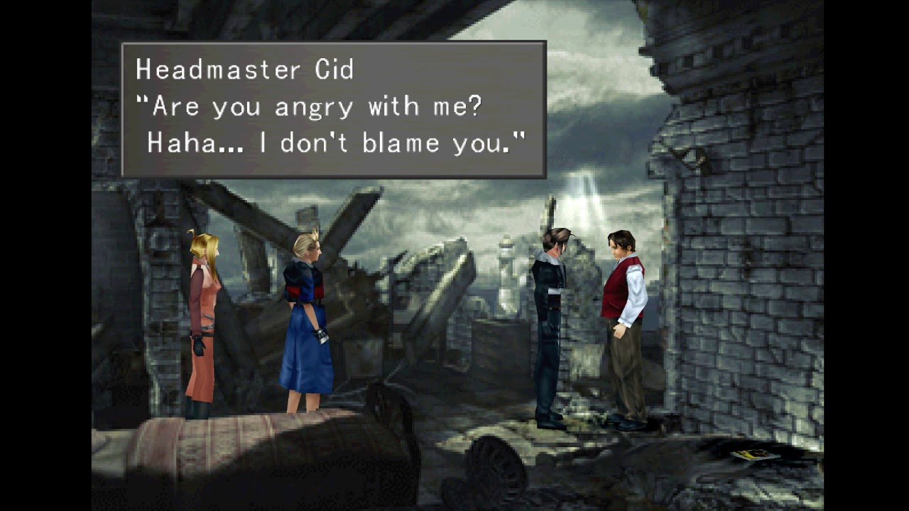 Final Fantasy VIII (8) Talking to Edea
