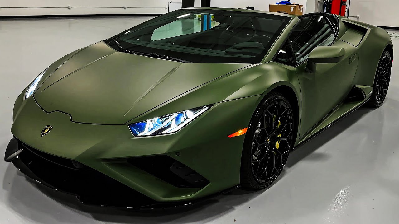 2023 Lamborghini Huracán EVO Spyder RWD in Verde Turbine
