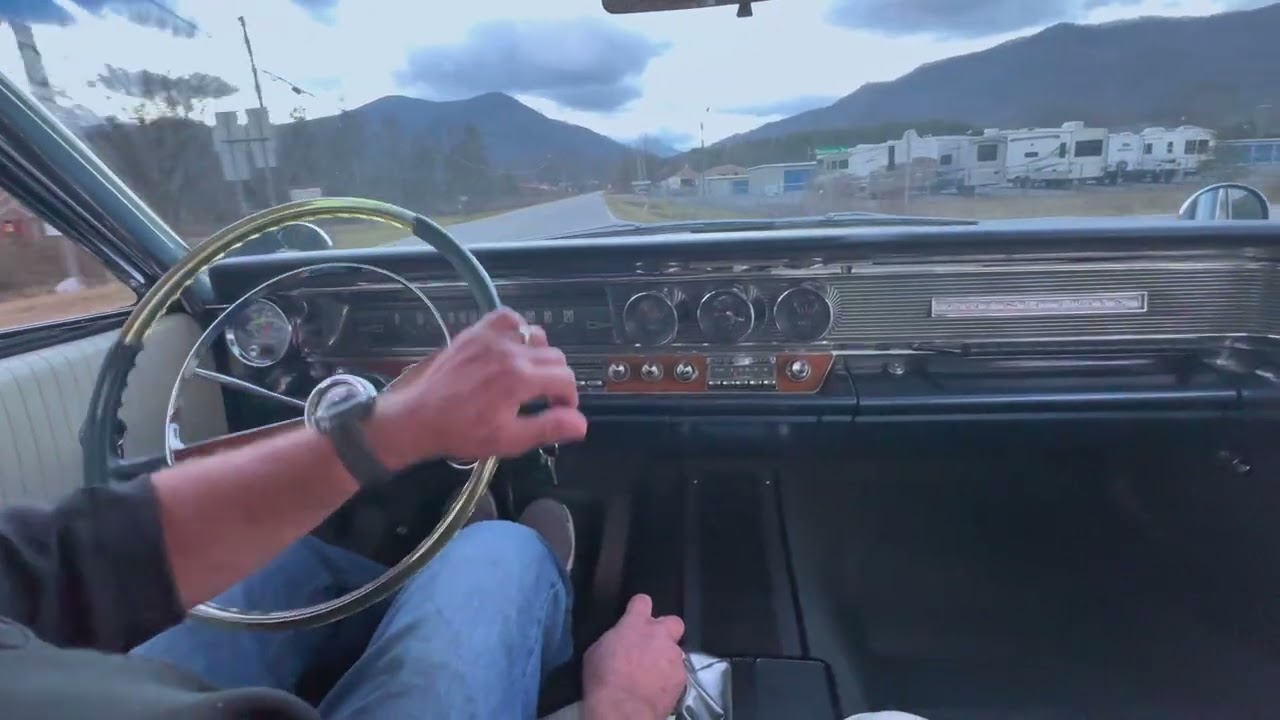 Two-Owner 1964 Pontiac Grand Prix 4-Speed Driving POV