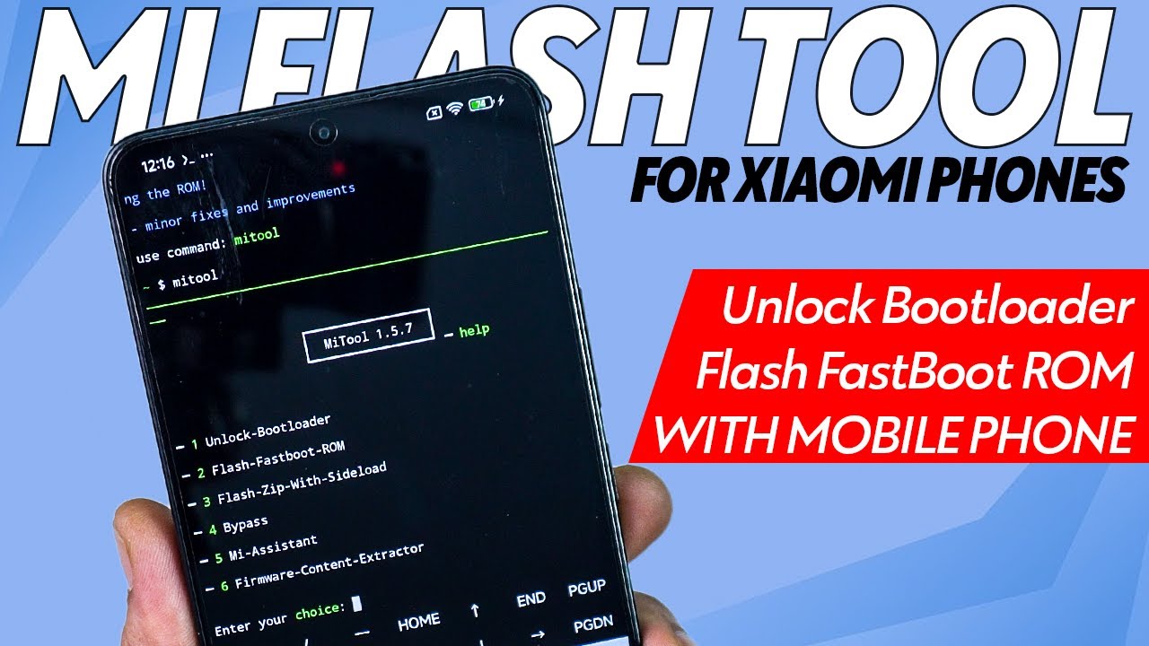 HyperOS Tool - Unlock Bootloader, Flash Fastboot ROM with MOBILE (WithOut PC/Laptop)