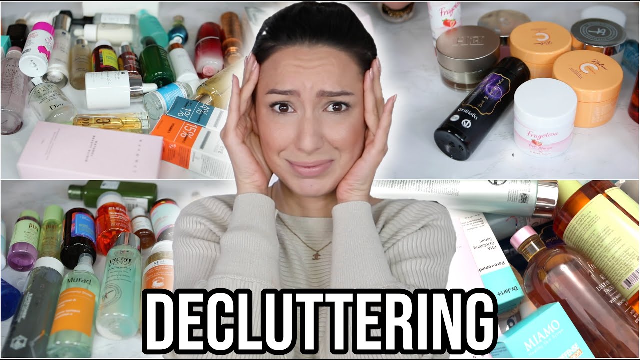 DECLUTTERO TUTTA LA SKINCARE😰