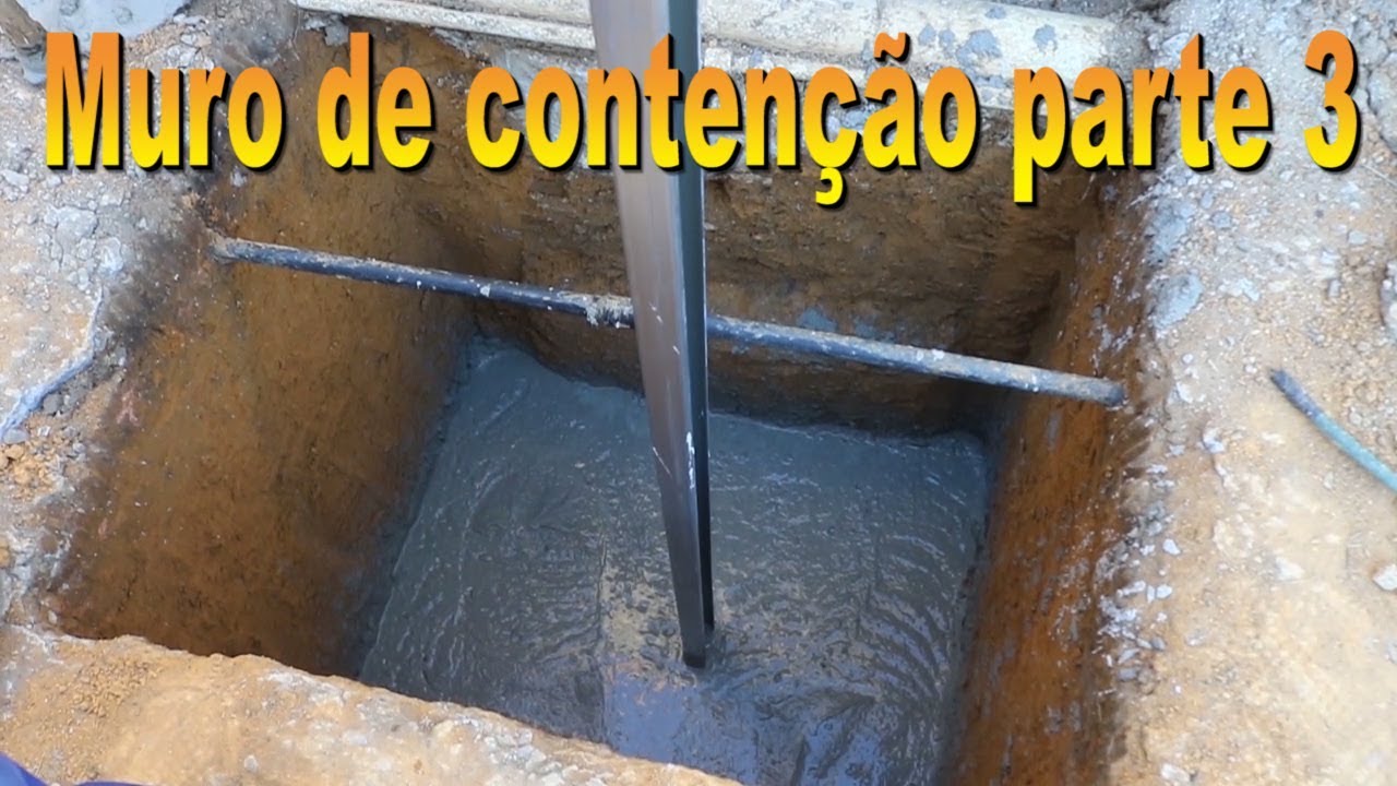 Aprenda a fazer Muro de contenção parte 3