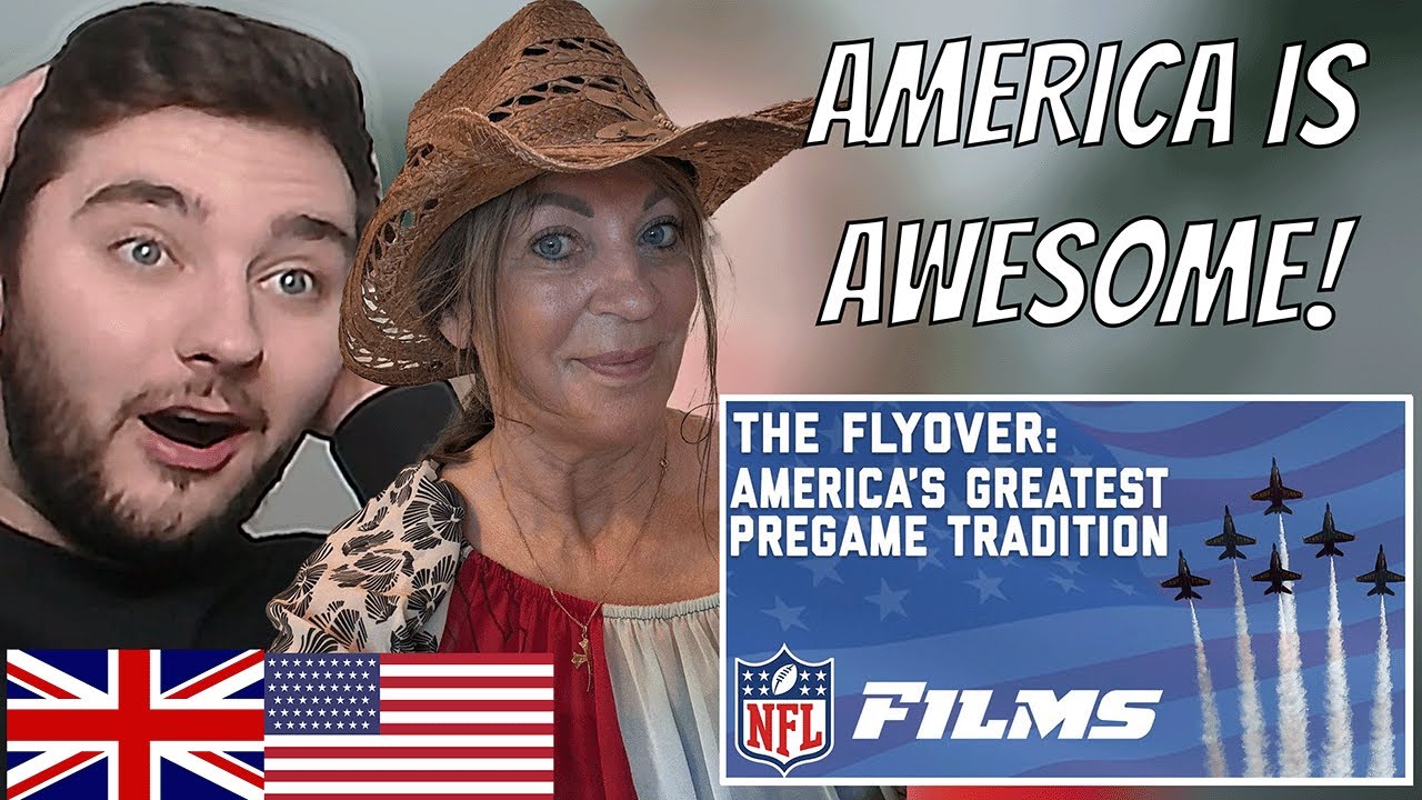 British Mum Reacts to The Flyover: America's Greatest Pregame Tradition
