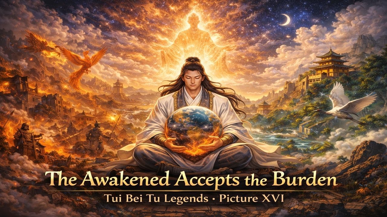 The Awakened Accepts the Burden · Tui Bei Tu Legends · Picture XVI 《推背图传奇 · 第十六象｜觉者担责》