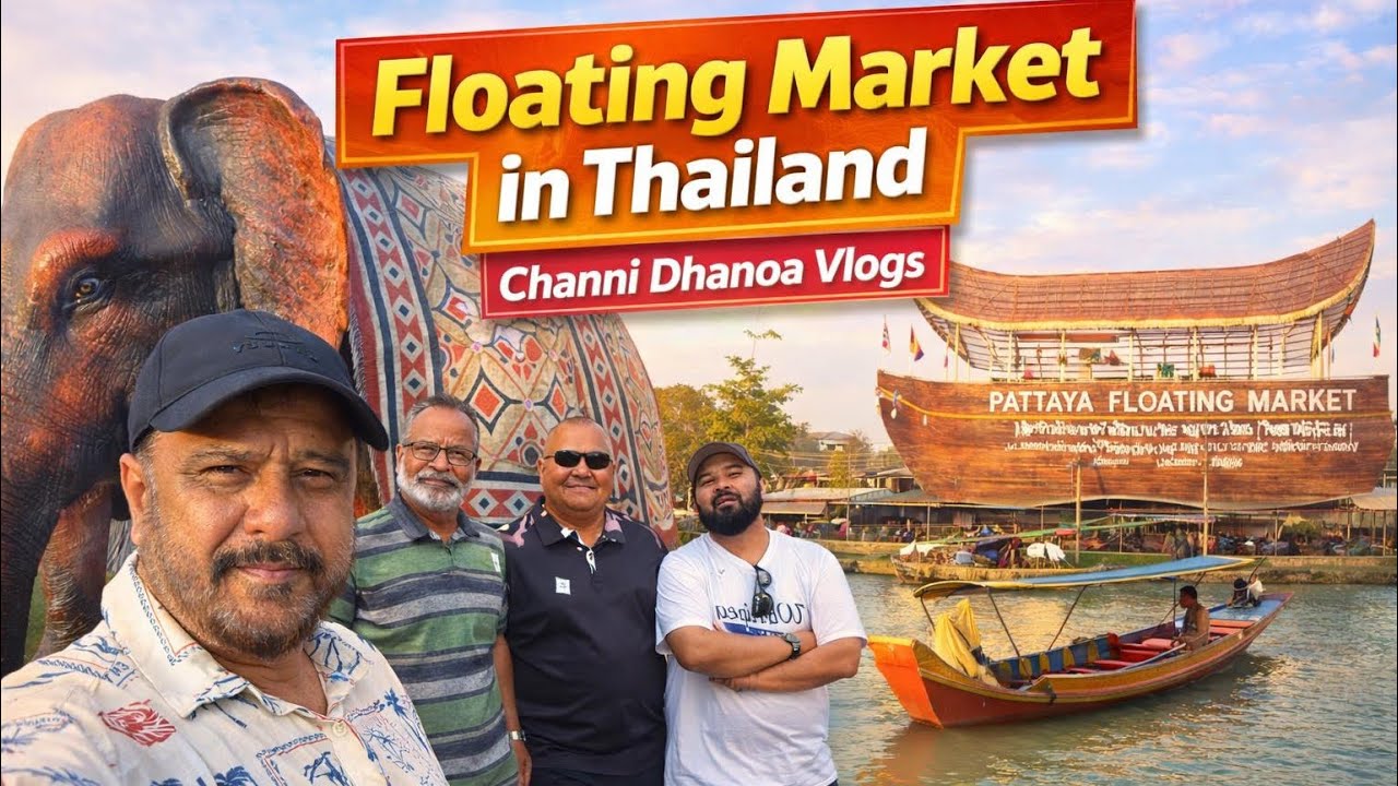 Pattaya floating market😍🙏